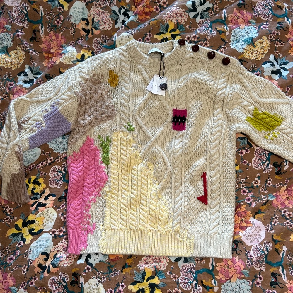 coach chunky sweater - runway spring 2023